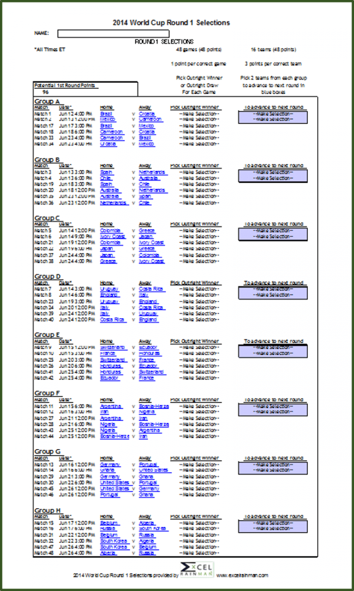 WC Form 1